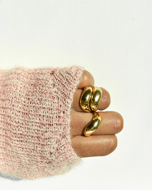 Cameron Stackable Wave Ring