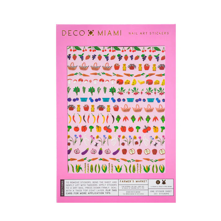 Farmer's Market Nail Decals