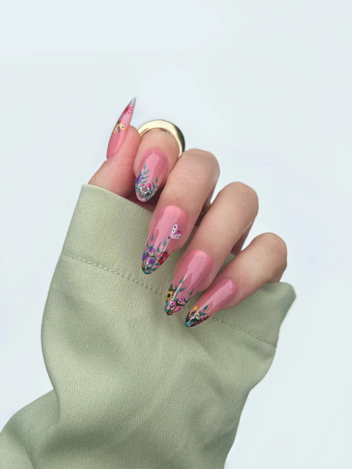 Wild Flower Nail Decals
