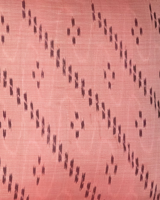 Rose Quartz Vintage Silk Sari Pillow Cover 20x20