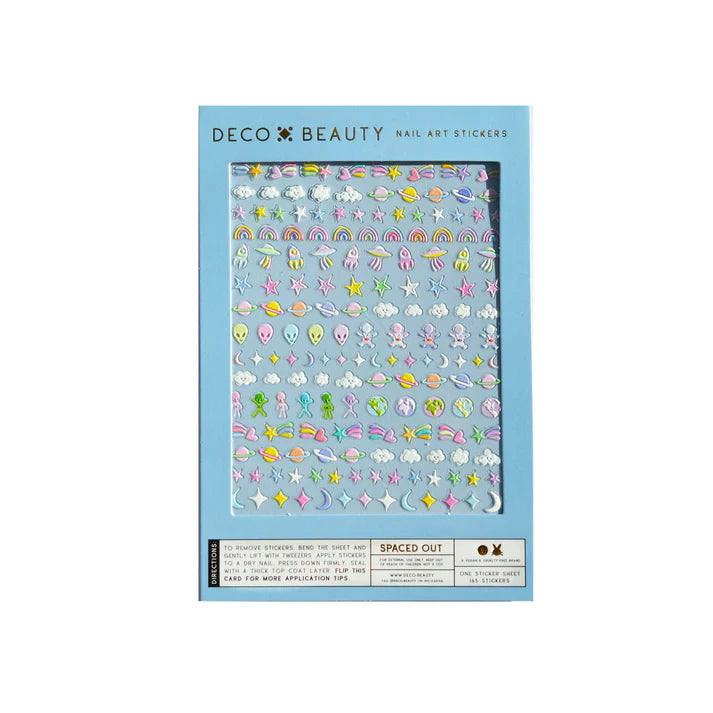 Spaced Out Nail Decals