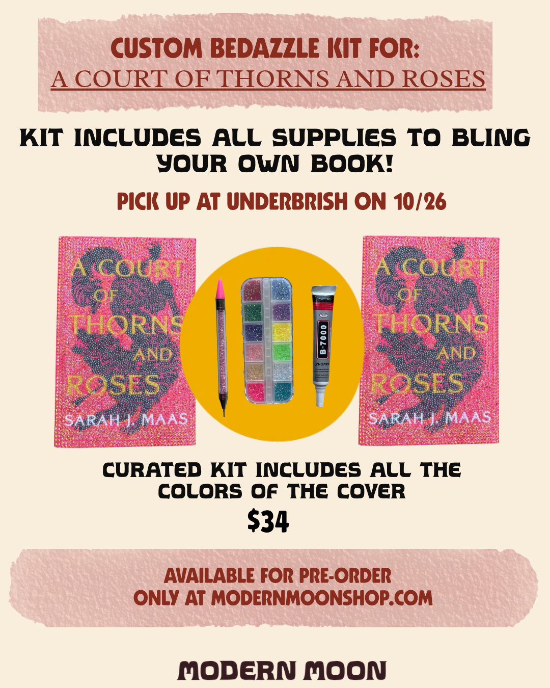 Bedazzle kit: A court of rose and thorns