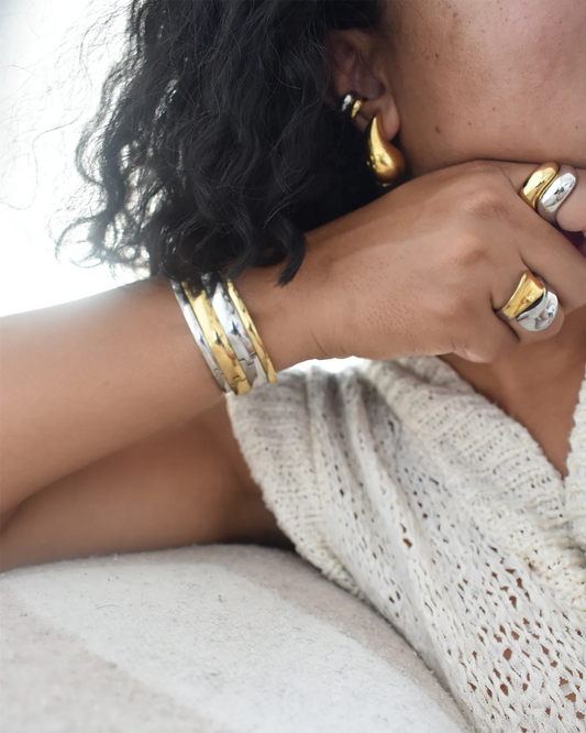 Cameron Stackable Wave Ring