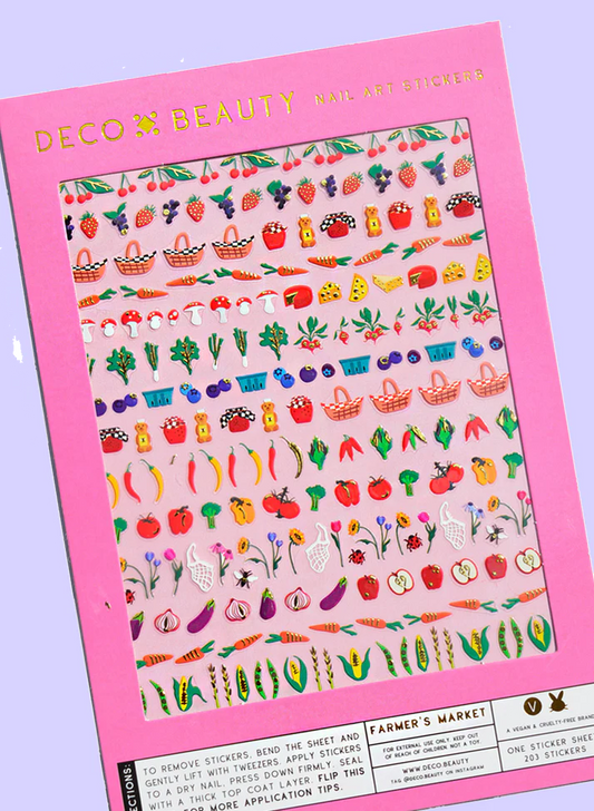 Farmer's Market Nail Decals