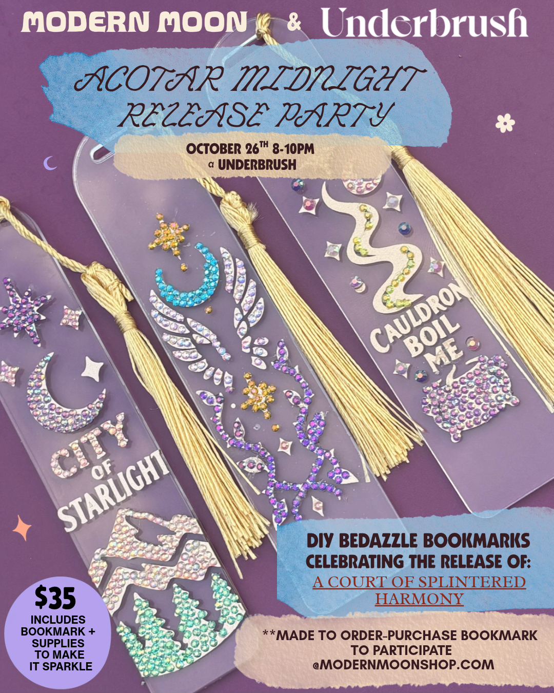 ACOTAR MIDNIGHT RELEASE PARTY : OCT 26TH 8-10PM @ UNDERBRUSH