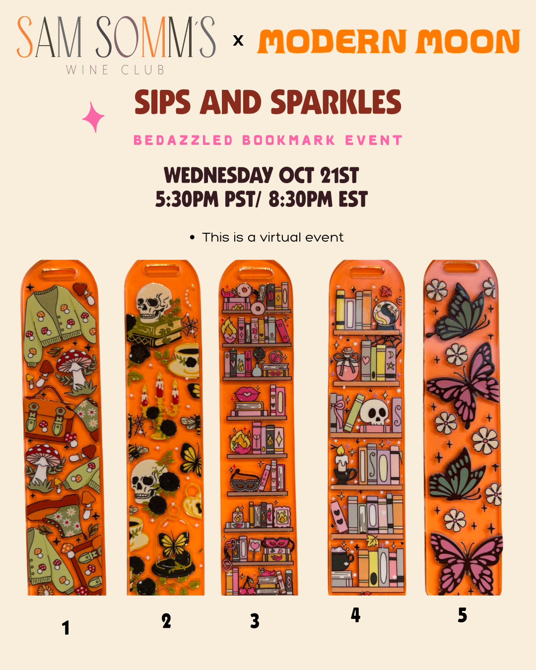 SAM SOMM OCT 21st - Sips + Sparkles