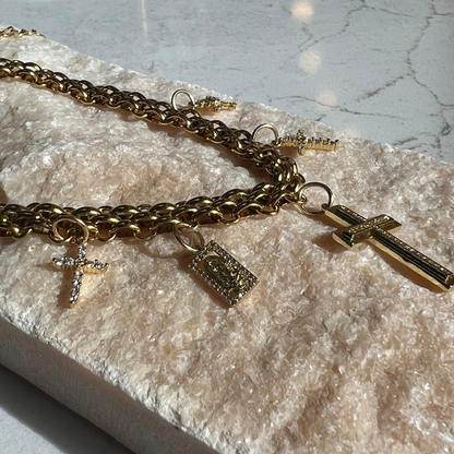 The Marissa Cross Charm Necklace