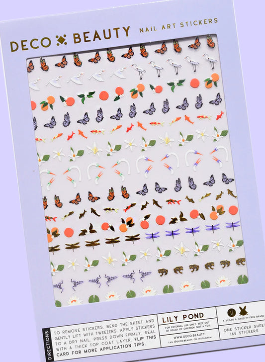 Lilly Pond Nail Decals