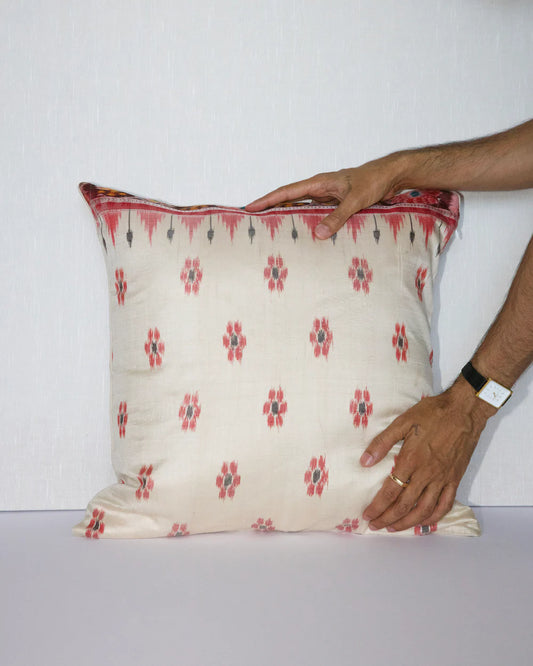 Pearl Vintage Silk Sari Pillow Cover 20x20
