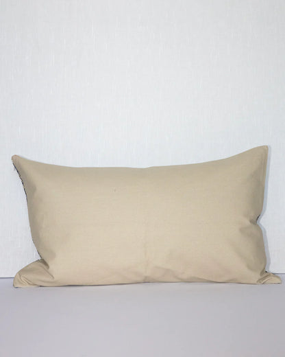 Kantha Block Print Pillow Cover - Indigo 14x24