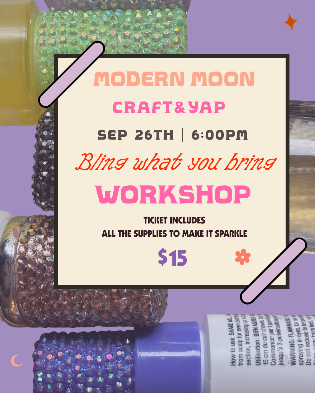 Craft & Yap: Bling What You Bring