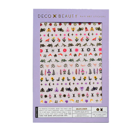 Wild Flower Nail Decals