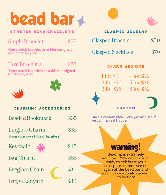 Book Your Spot at the Bead Bar